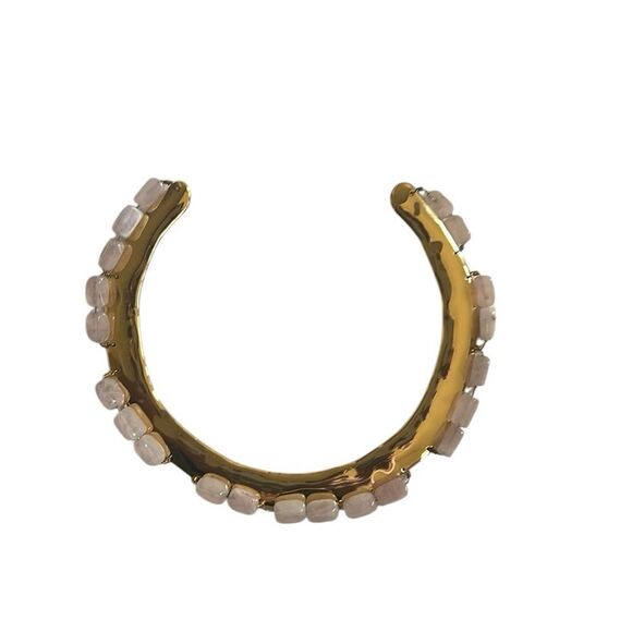 JIL SANDER embellished cuff necklace, New with dust bag and box - Picture 9 of 11